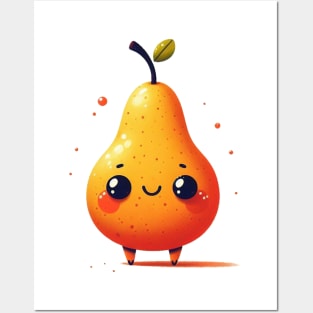 Cute Pear Posters and Art